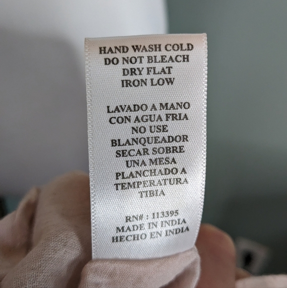 Altar'd State boho long sleeve floral spring summer dress blush nude EUC Medium - Picture 6 of 10